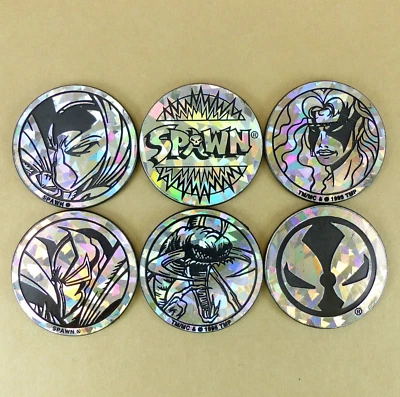Lot of 6 SPAWN Kini Slammers Authentic The World POG Federation Todd McFarlane - Image 1 of 2