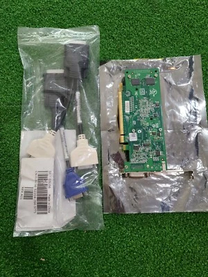NVIDIA Quadro NVS 290 P538 256MB DMS-59 PCIe Graphics Card w/ DVI & VGA Splitter - Image 1 of 4