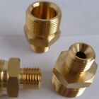 2Pcs Gold Brass Adapter For Pressure Washer Or Hose M22 Male X 14Mm Fitting