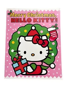 Hello Kitty Merry Christmas Sticker Activity Book Stocking Stuffer Holiday Games - Imagen 1 de 9