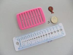 Rigid Heddle Loom Inkle Looming 8 Holes Band Weaving Viking Craft EcoPlastic NEW - Picture 1 of 1