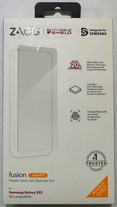 ZAGG Invisibleshield Fusion D3O Protezione Schermo per Samsung Galaxy S22 (6.1") - Foto 1 di 2