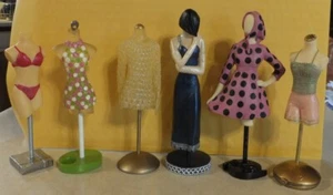 LOTE DE 6 MANIQUÍES ESTILO SILUETAS SENSACIONES DESPUÉS DEL ANOCHECER LO ÚLTIMO - Imagen 1 de 10