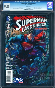 Superman Unchained #1 2013 DC Comics CGC 9.8 1st Print Jim Lee Scott Snyder - Picture 1 of 1