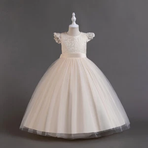 Girls bristhday Dress for Kid Princess Dress Children Wedding Party Dance Dress - Picture 1 of 37
