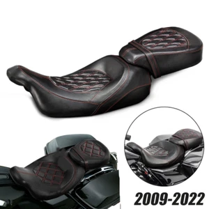 Asiento de pasajero conductor pasajero para Harley Touring CVO 2009-2024 Road Street Glide - Imagen 1 de 15