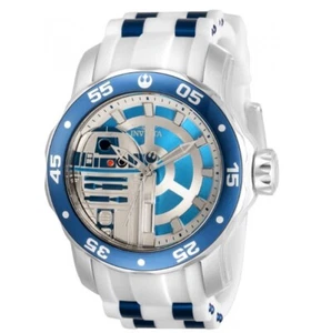 Invicta Star Wars R2D2 Limited Edition Mens 48mm White Silicone Watch 32518 RARE - Picture 1 of 11