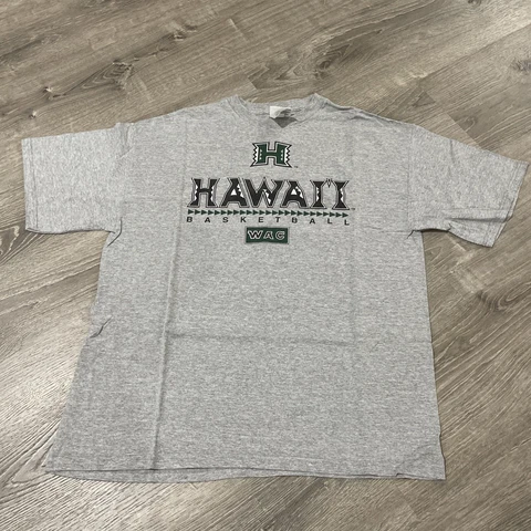 Adidas university Hawaii Rainbow Warriors basketball WAC Large Gray Cover