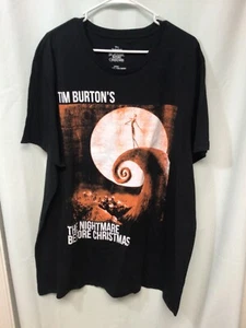 Nightmare Before Christmas (Disney) Black 3XL Cotton Blend (New Tags) T19 - Picture 1 of 4