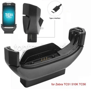 Per Zebra TC51 TC510K TC56 TC52 TC57 ADPTR-TC56-USBC-01 TYPE-C CLIP ON CARICABATTERIE - Foto 1 di 7