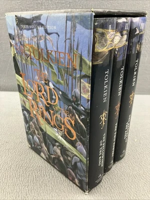THE LORD OF THE RINGS Box Set of 3 Hard J. R. R. Tolkien ** W Maps First Edition - Image 1 of 4