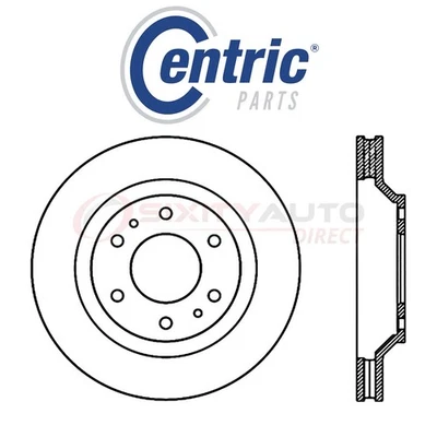 Centric C-TEK Disc Brake Rotor for 2002-2005 GMC Envoy 4.2L L6 - Kit Set da Foto 1 de 4