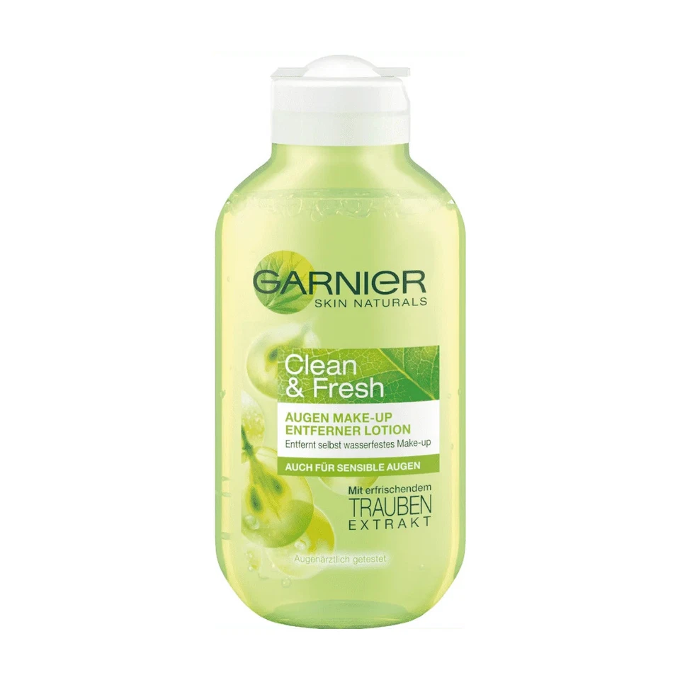 L’ORÉAL DEUTSCHLAND GMBH Garnier SkinActive Augen Make-Up entferner Lotion auch für sensible Augen, 125 m