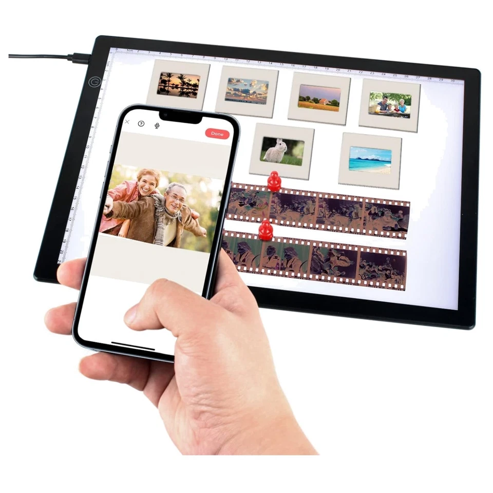 Multifunktioneller Diascanner mit Einstellbarer Helligkeit und USB-Konnektivität - Bild 1 von 1