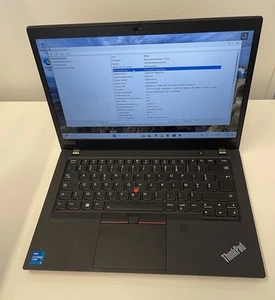 Lenovo Thinkpad T14 Gen2 AZERTY French I5-1145G7 32Go RAM 512 Go SSD - Photo 1/7