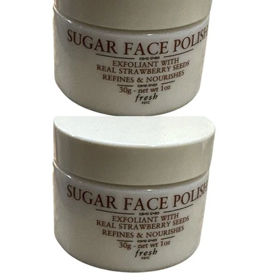 2X Fresh Sugar Face Polish Exfoliator  1oz/30g Not Sealed - Image 1 of 2