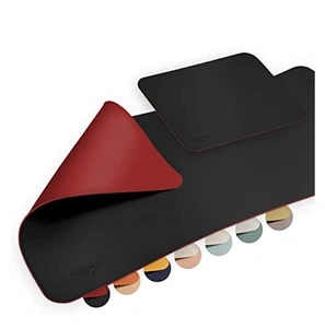 SøLmo Living 85x40 cm Washable PU Leather with Extra XXL Double-Sided Mouse Pad - Picture 1 of 6