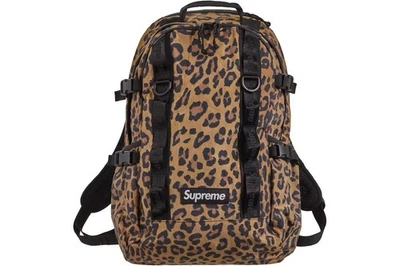 Mochila Supreme FW20 con estampado de leopardo para hombre nueva nunca usada Foto 1 de 4