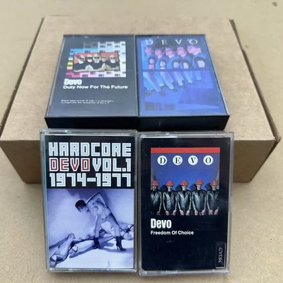 DEVO Cassette Tape Lot (4) – VG Condition – J-Cards New Wave Punk Rock Alt Music - Image 1 of 4