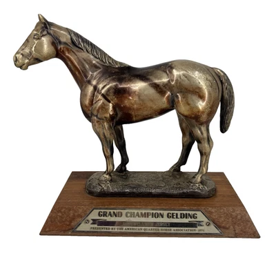 American Quarter Horse Association Grand Champion Gelding Trophy 1975 New Jersey - Image 1 of 4