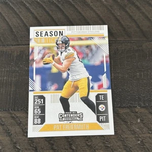 2024 Panini Contenders Season Ticket Pat Freiermuth Card #84 Pittsburgh Steelers - Picture 1 of 2