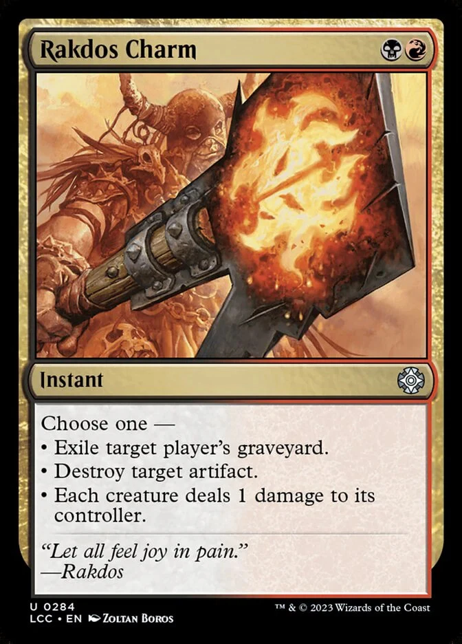 Rakdos Charm [The Lost Caverns of Ixalan Commander] Near Mint - Image 1 of 1