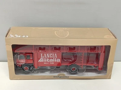 1/43 CAMION DE AGOSTINI Fiat 673N Bisarca LANCIA ALITALIA 1976 Rosso uscita n.30 - Immagine 1 di 4