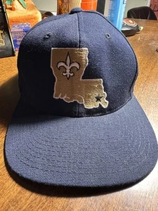 Vintage 90s New Orleans Saints Snapback Hat Sports Specialties NFL Louisiana - Picture 1 of 10