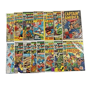 Captain America #106-300 (Marvel, 1968) Lot Run of 15 Mostly Early Bronze - Bild 1 von 16