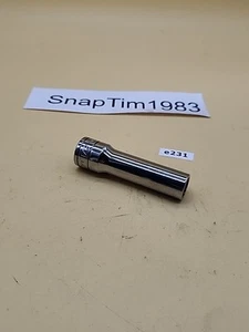 Snap-on Tools S161A 1/2" Drive 12-Point SAE 1/2" Flank Drive Deep Socket USA  - Picture 1 of 5