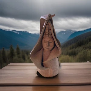 Antique Pre-Columbian Terracotta Pottery Statue Figurine Figure Folk Art Rare - Picture 1 of 8