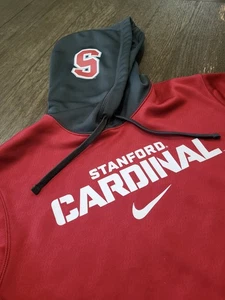 Nike Stanford Cardinal Hoodie Thermal Fit SMALL MINT CONDITION - Picture 1 of 7