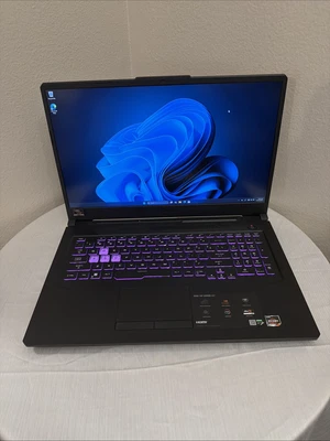 Asus TUF A17 17 FHD 3,0 GHz Ryzen 5 4600H 12 GB 512 GB GTX 1650/como nuevo Foto 1 de 4