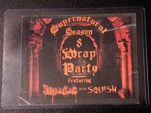 SUPERNATURAL TV SERIE Staffel 8 Wickel Party Einladungskarte nummeriert RAR! - Bild 1 von 11