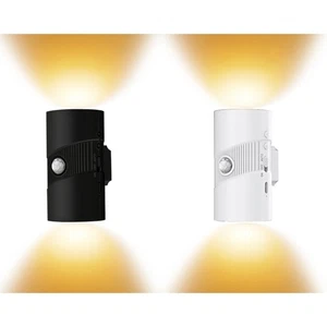 Mount Night Light 4 Brightness Levels Motion Sensor Wall Lamp - Picture 1 of 10