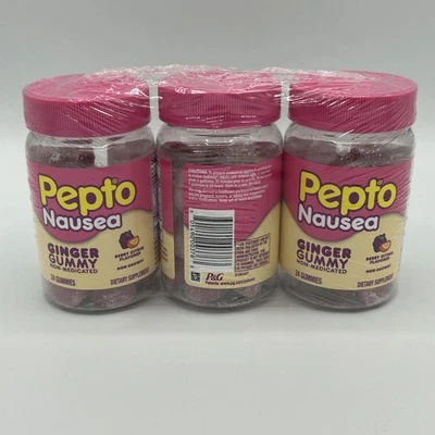 Pepto Bismol Chews 24 Count Pack Of 3  Stomach Relief Chewables - Image 1 of 3
