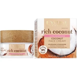 Eveline 100% Organic Rich Coconut Ultra Nourishing Face Cream - 50ml - Picture 1 of 1