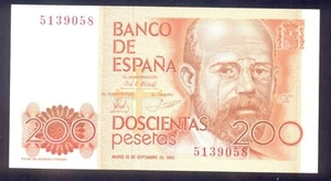 España 200 Pesetas 1980 P156 UNC - Imagen 1 de 2