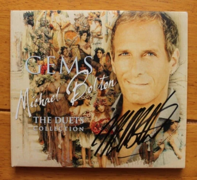 MICHAEL BOLTON GEMS HAND SIGNED CD COVER AUTOGRAPH [USED CD] Foto 1 de 4