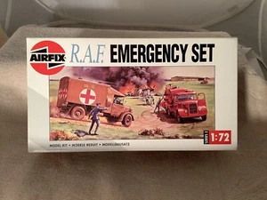 AIRFIX R.A.F. EMERGENCY SET 1:72 Scale Veicle Set Model Kit New Open Box - Picture 1 of 8