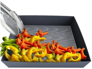 Kona Grill Basket - 600° Premium Mesh Nonstick Grilling Basket - Picture 1 of 8