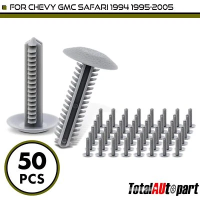 50 piezas clips de retención de panel de moldura de puerta para Chevrolet Astro GMC Safari 7,94 mm nailon Foto 1 de 4