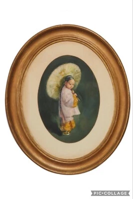 Orig. "Esther Hunt - Pos Firmado - Artista Listado - Acuarela ~ 14 x 17"" - Enmarcado" Foto 1 de 4