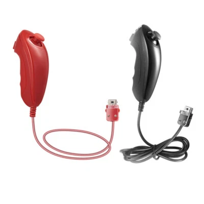 Wii Nunchuck Controller Nunchuck Gamepad Joystick for Wii/Wii U Console  2Pack - Image 1 of 4