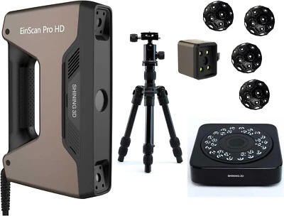 NEW EinScan Pro HD 3D Scanner w/ Industrial Pack, Color pack & 4 Tracking marker - Image 1 of 4