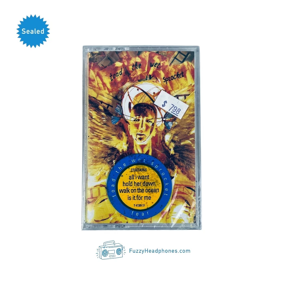 Toad The Wet Sprocket – Fear Cassette Tape (1991) w/ Hype Sticker, US 1st SEALED - Image 1 of 4