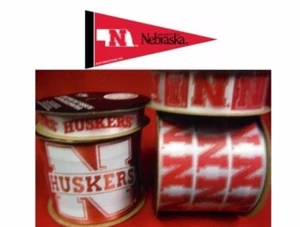 Nebraska Cornhuskers lizenzierte Bänder & Mini Wimpel - Bild 1 von 15