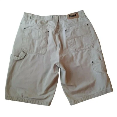 Pantalones Cortos De Colección UTILITY Para Hombres Talla 37 38 Denim Carpintero Caqui Caminata Gorpcore Foto 1 de 4