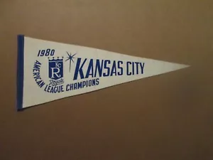 MLB Kansas City Royals Vintage 1980 AL Champions Team Logo Pennant #2 - Picture 1 of 1