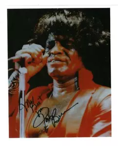 JAMES BROWN "GODFATHER OF SOUL" AUTOGRAPHED 8X10 COLOR PHOTO REPRINT * - Picture 1 of 2